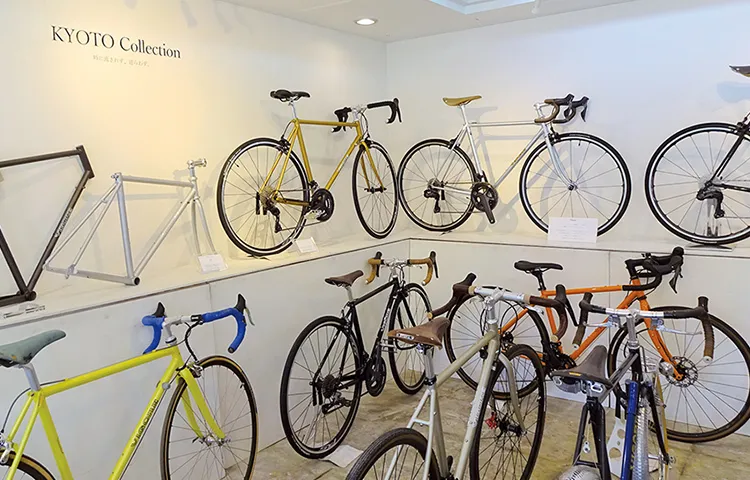 オーダーメード自転車の製作期間は2~4カ月ほど。中心価格帯は40万~50万円