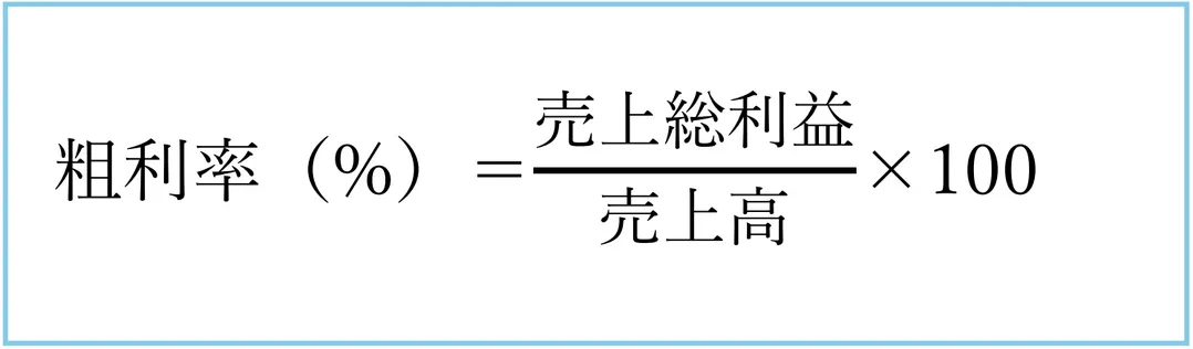 粗利率の計算式