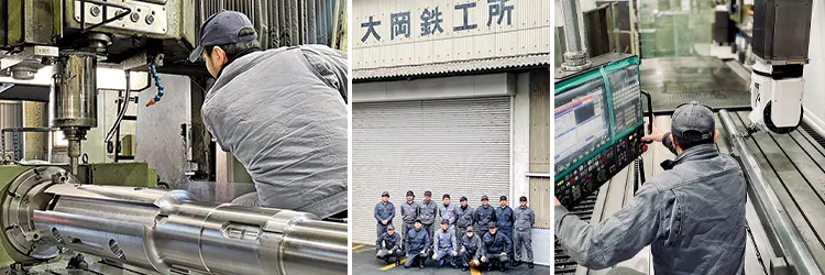 工場には最新鋭の機械設備が並ぶ。積極的な設備投資を通じて内製化を推進したことにより、形状を問わず精緻な加工が可能となった