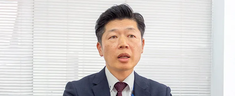 日新信用金庫神戸支店の志倉慎一郎支店長