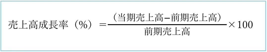売上高成長率の計算式