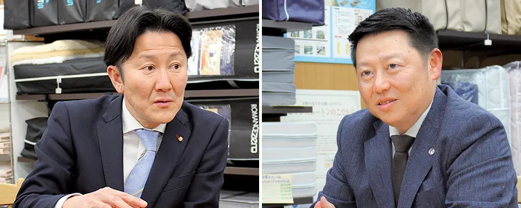 宮﨑亮多支店長、寺越慎太郎税理士