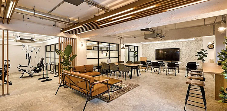 デザイン性の高い空間づくりが特徴